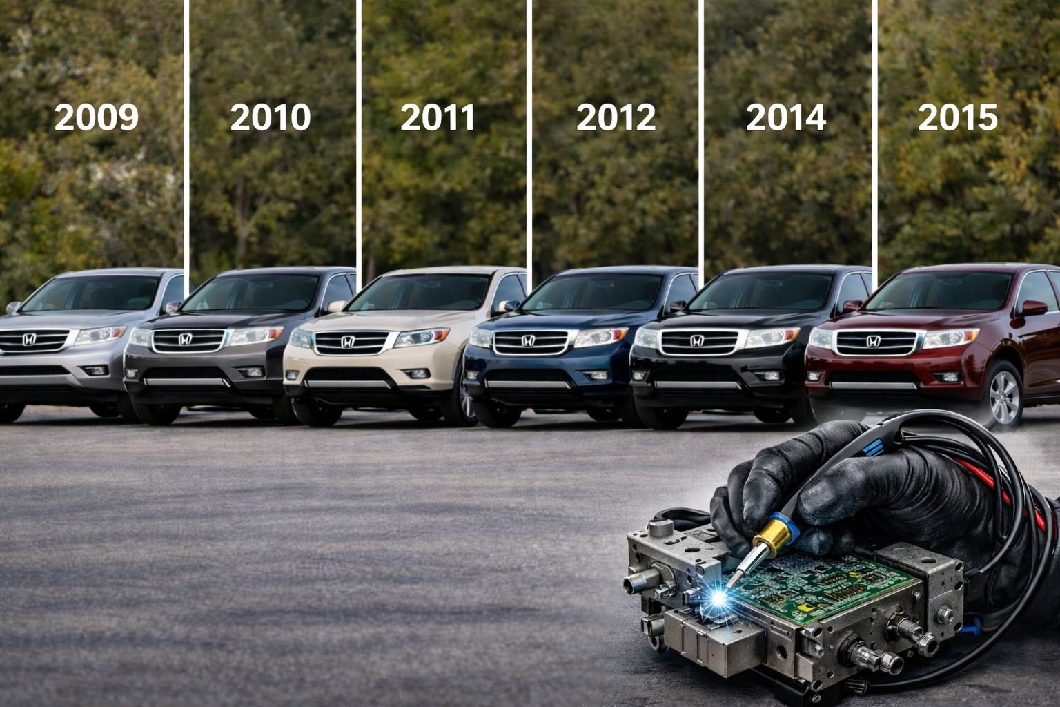 2009 - 2015 Honda Pilot ABS/VSA Module Repair