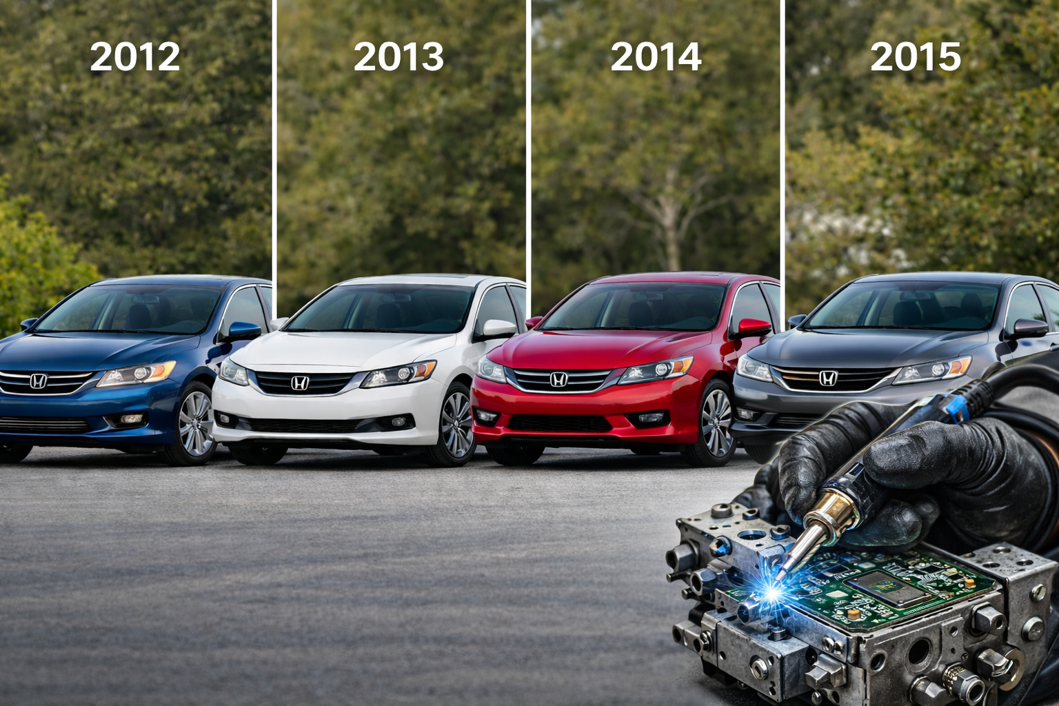 2012 - 2015 Honda Civic ABS/VSA Module Repair