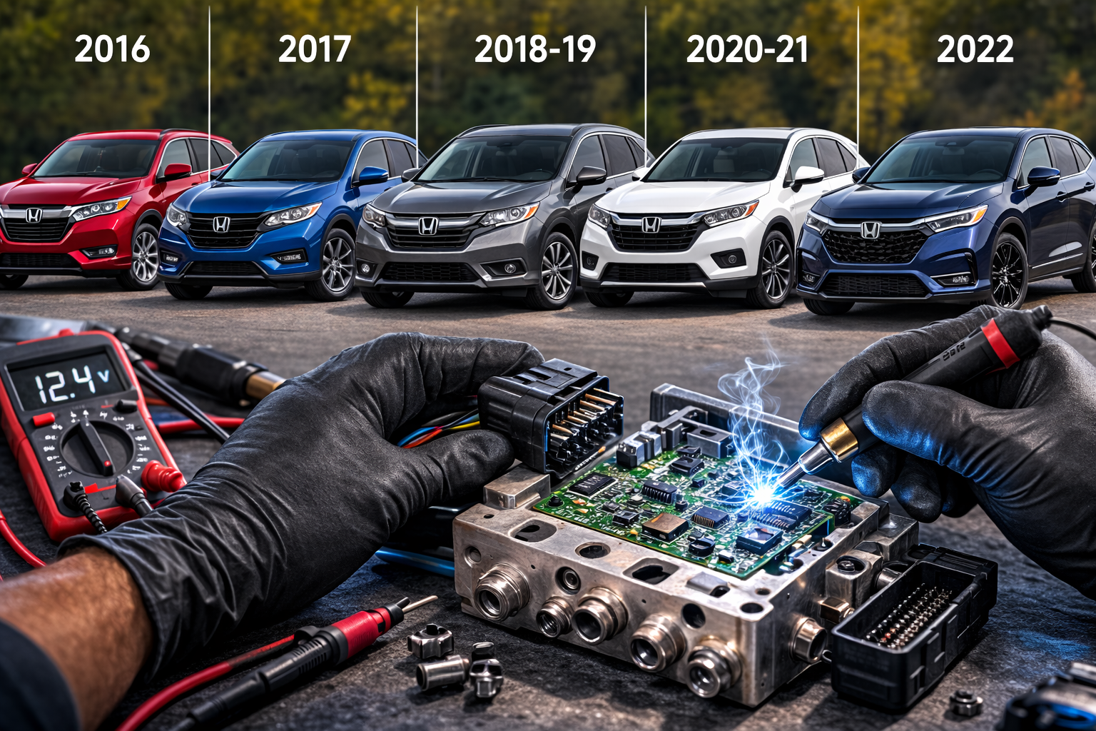 2016 - 2022 Honda HR-V ABS/VSA Module Repair